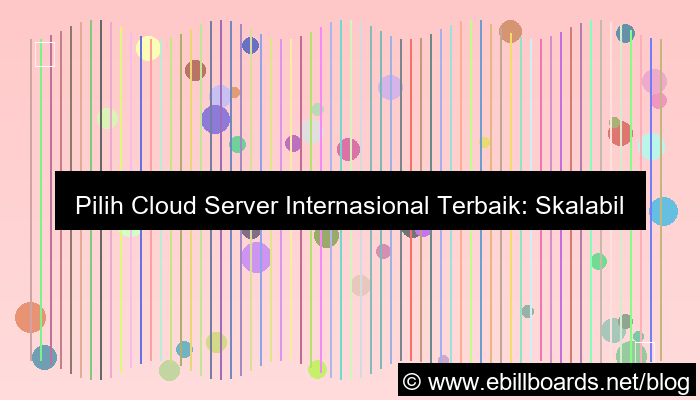 ilustrasi cloud server internasional