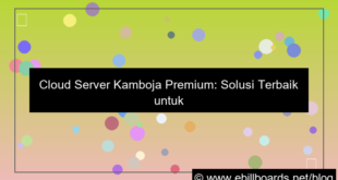 cloud server kamboja premium