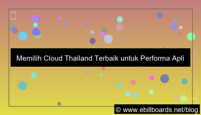 cloud thailand untuk aplikasi web