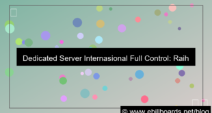 dedicated server internasional full control