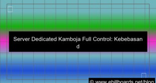 ilustrasi dedicated server kamboja full control