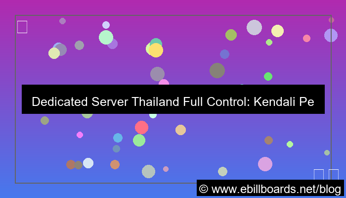 grafik dedicated server thailand full control