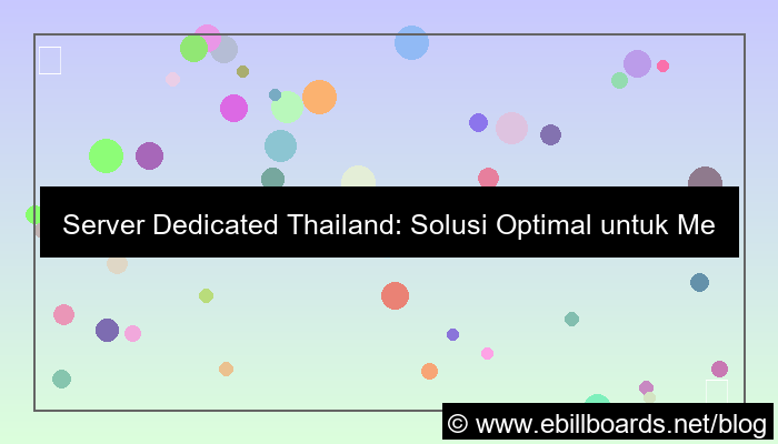 visual dedicated server thailand heavy traffic