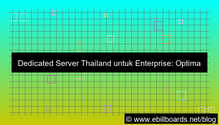 grafik dedicated server thailand untuk enterprise