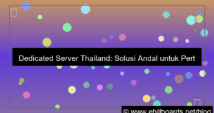 dedicated server thailand untuk perusahaan