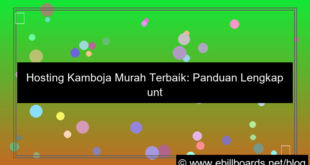 hosting kamboja murah