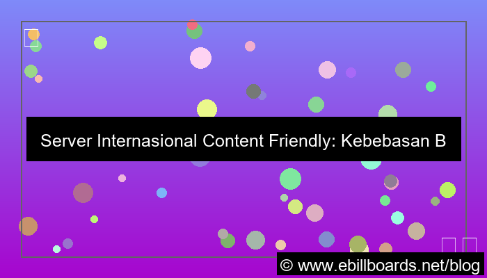 server internasional content friendly