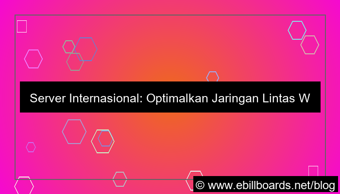 server internasional cross region network