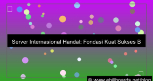 server internasional handal