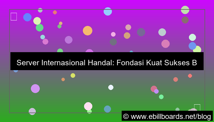 server internasional handal