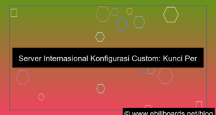 server internasional konfigurasi custom