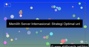 server internasional pasar internasional