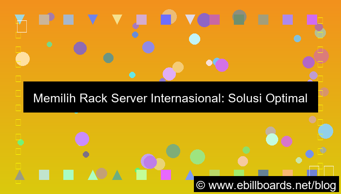 ilustrasi server internasional rack server