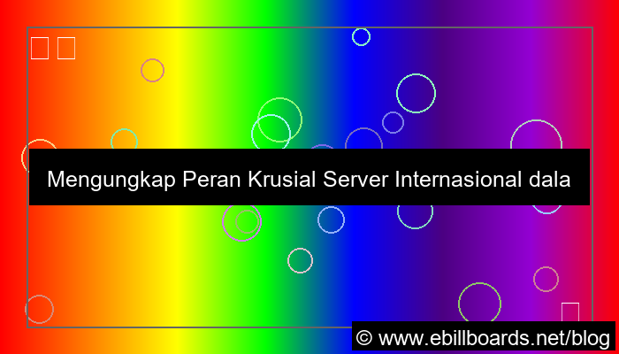 desain server internasional untuk big data global