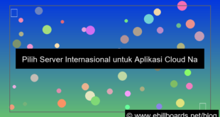 server internasional untuk cloud native app
