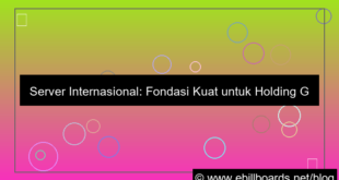 server internasional untuk holding internasional