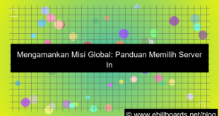 server internasional untuk organisasi internasional