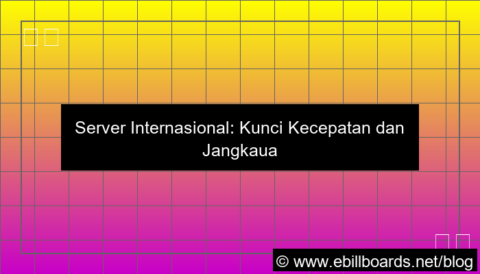 server internasional untuk website