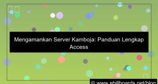 server kamboja access control