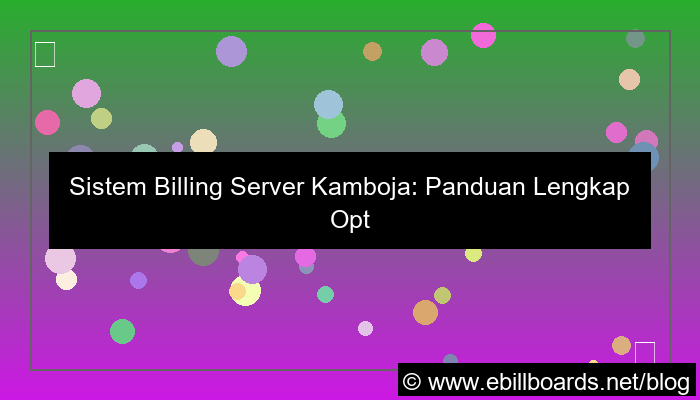 server kamboja billing system