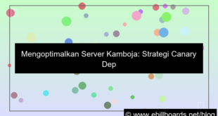 server kamboja canary deployment