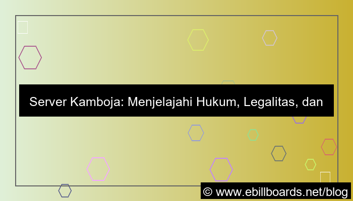 visual server kamboja hukum hosting