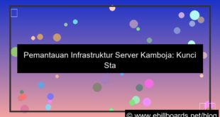 ilustrasi server kamboja infrastructure monitoring