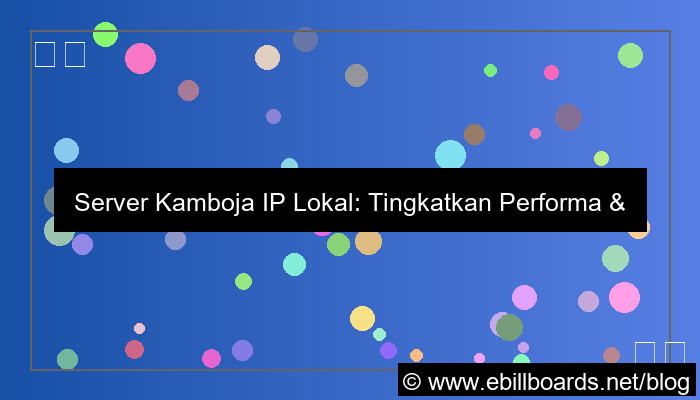 server kamboja ip lokal
