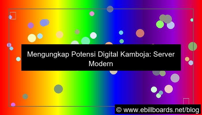 ilustrasi server kamboja modern