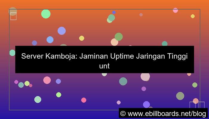gambar server kamboja network uptime tinggi
