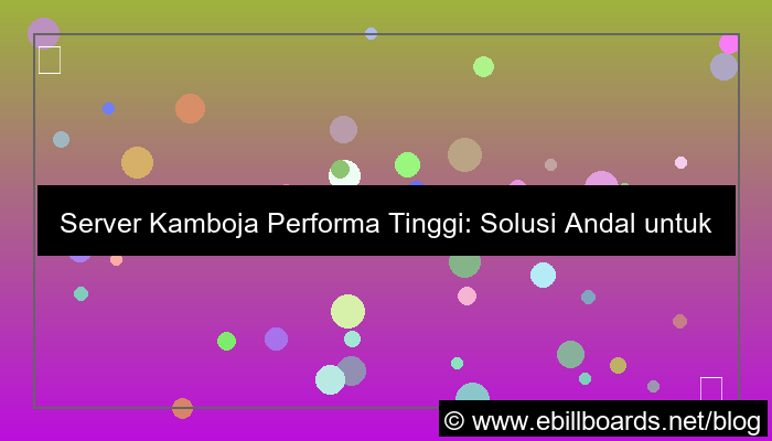 gambar server kamboja performa tinggi