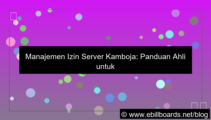 server kamboja permission management