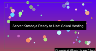 server kamboja ready to use