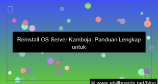 ilustrasi server kamboja reinstall os