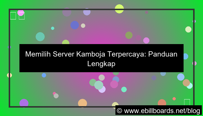 server kamboja terpercaya