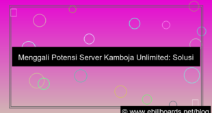 ilustrasi server kamboja unlimited