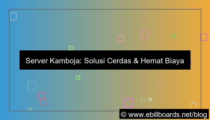 server kamboja untuk load testing