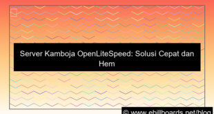 visual server kamboja untuk openlitespeed