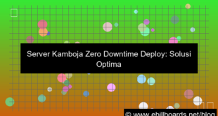 desain server kamboja zero downtime deploy