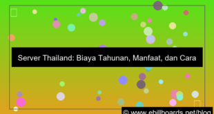 server thailand biaya tahunan