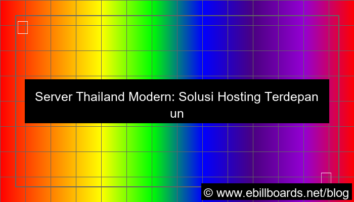 server thailand modern