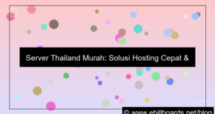server thailand murah