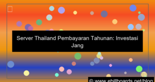 server thailand pembayaran tahunan