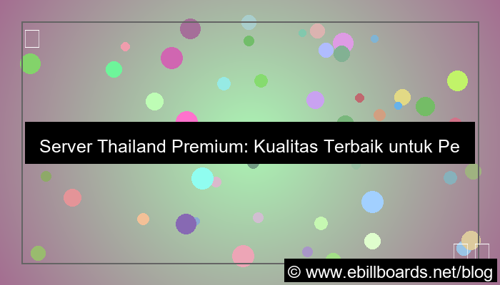 server thailand premium