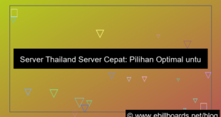 server thailand server cepat