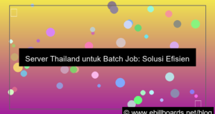 server thailand untuk batch job