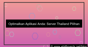 server thailand untuk container runtime