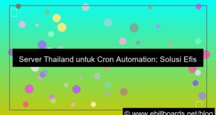 server thailand untuk cron automation