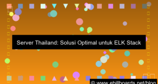 server thailand untuk elk stack