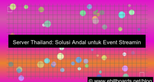 server thailand untuk event streaming